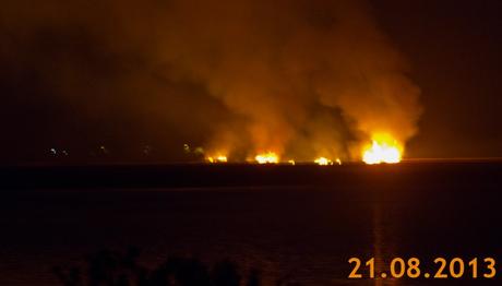 Kızılırmak Deltası Yanıyor!!