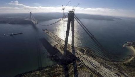 Yavuz Sultan Selim Köprüsü'ne kuş ayarı yapılıyor