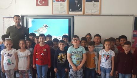 Minik Öğrencilere Kuş Sunumu