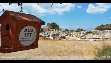 Troya ve Burdur'da Kuşlar İçin Yuvalar Yerleştirildi