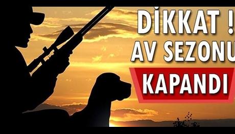 Av Sezonu Kapandı