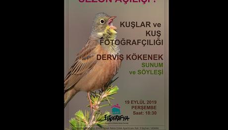 Kuşlar ve Kuş Fotoğrafçılığı - Sunum ve Söyleşi