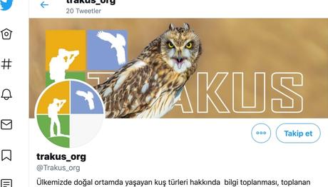 Türkiye'nin Kuşları Şimdi de Twitter'da!