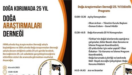 Doğa Korumada 25. Yıl - DAD