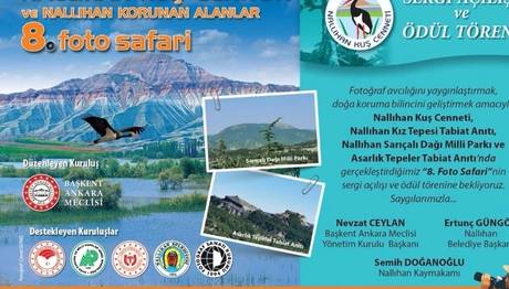 Başkentte Nallıhan Kuş Cenneti Foto Safari Sergisi Açılıyor