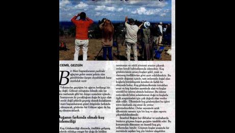 Kuşlar ve Kelebekler gazetelerde