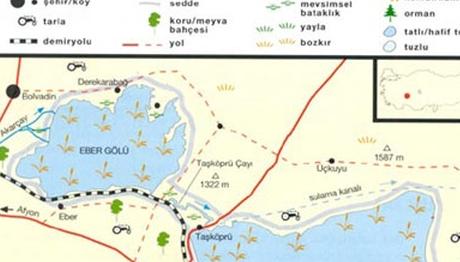 Çöle dönen Akşehir Gölü