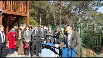 Kuş gözlem kulesi açılışı